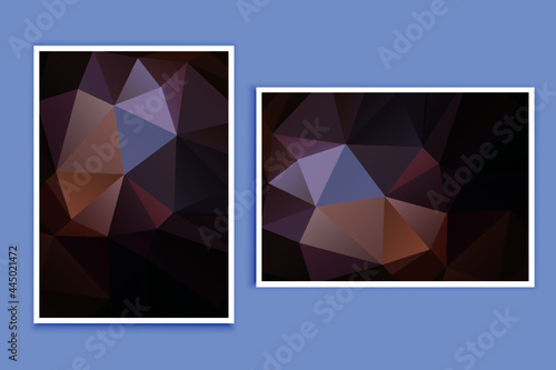 abstract textured polygonal background vector. Blurry triangle design. The pattern can be used for the background. 