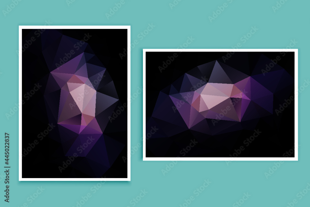 Fototapeta premium abstract textured polygonal background vector. Blurry triangle design. The pattern can be used for the background.