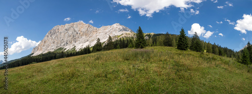 Panorama view of Zugspitze mountain in Tyrol, Austria © BirgitKorber