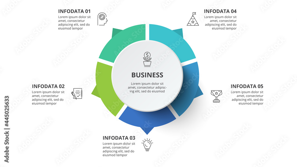 Timeline with 5 elements, infographic template for web, business, presentations, vector illustration Timeline with 5 elements, infographic template for web, business, presentations, vector illustration