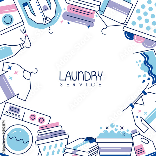 laundry service frame