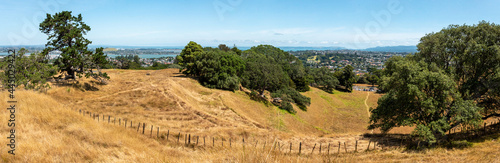 Scenic landscape in One Tree Hill Park in Auckland