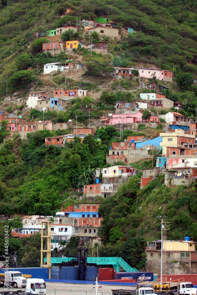 Favela in Caracas Venezuela