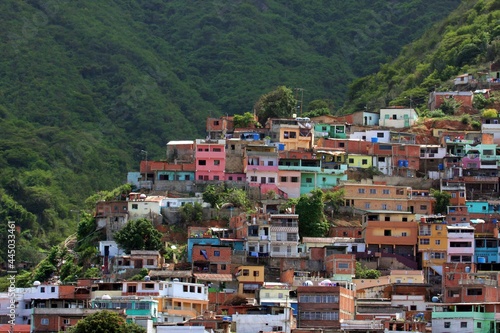 Favela in Caracas Venezuela