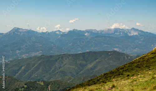 La Alpi Apuane viste dal Monte Giovo 