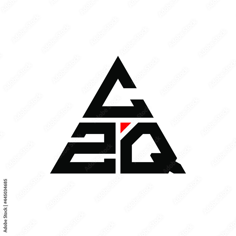 CZQ triangle letter logo design with triangle shape. CZQ triangle logo design monogram. CZQ triangle vector logo template with red color. CZQ triangular logo Simple, Elegant, and Luxurious Logo. CZQ CZQ triangle letter logo design with triangle shape. CZQ triangle logo design monogram. CZQ triangle vector logo template with red color. CZQ triangular logo Simple, Elegant, and Luxurious Logo. CZQ