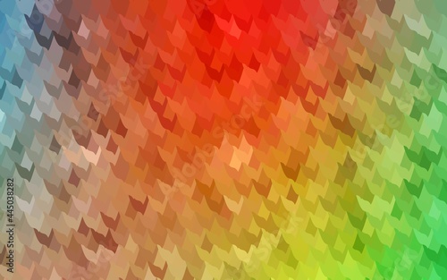 Light Multicolor vector Lowpoly Background with copy-space. Used opacity mask.