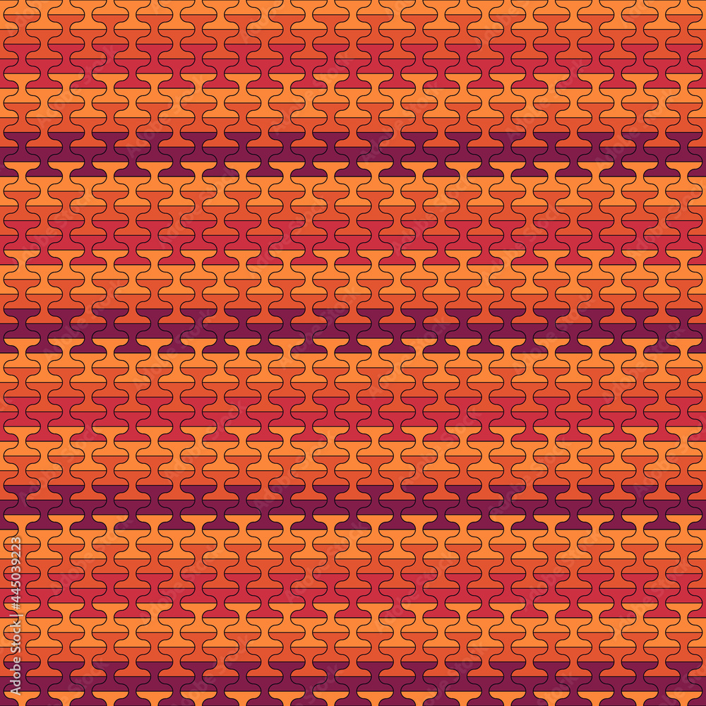 Seamless pattern. Tiles ornament. Oriental ornamentation. Repeated dumbbells shapes. Tile wallpaper. Mosaic motif. Abstract background. Ethnic digital paper. Textile print. Geometric image. Vector Seamless pattern. Tiles ornament. Oriental ornamentation. Repeated dumbbells shapes. Tile wallpaper. Mosaic motif. Abstract background. Ethnic digital paper. Textile print. Geometric image. Vector