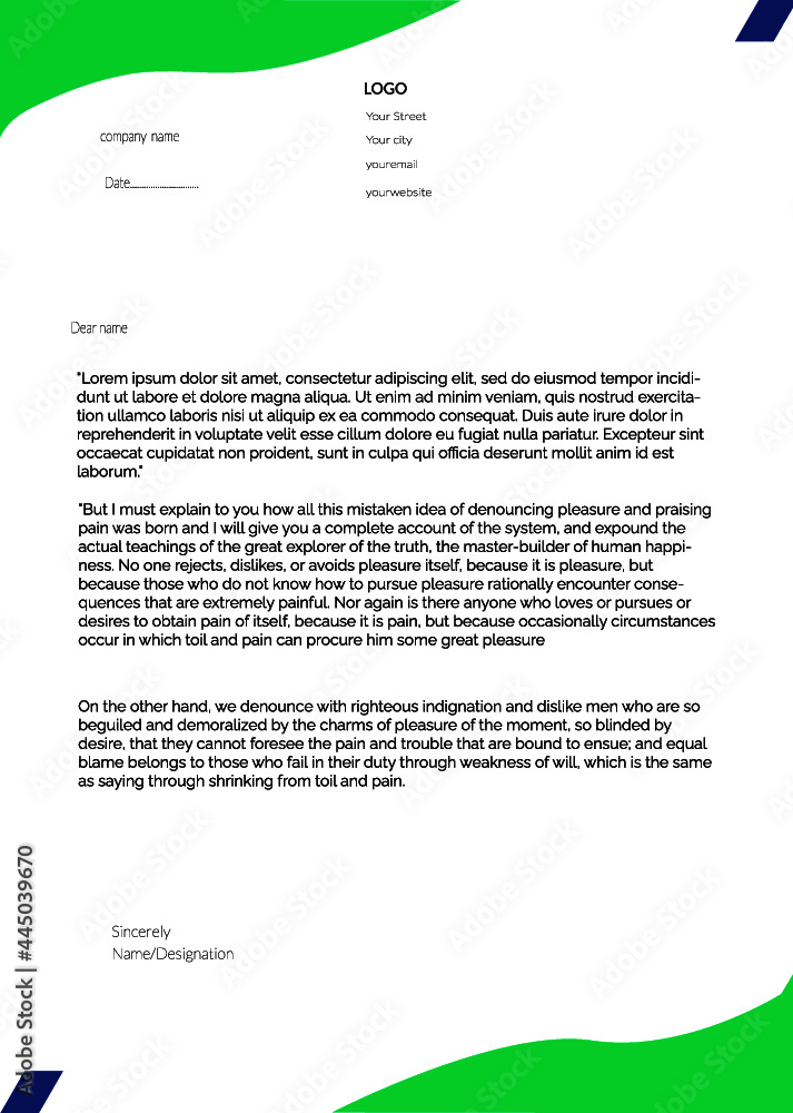 Letter Head Design Art work Template Letter Head Design Art work Template