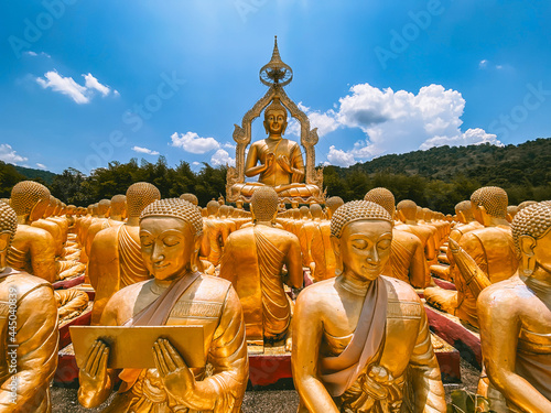 Phuttha Utthayan Makha Bucha Anusorn  Buddhism Memorial Park in Nakhon Nayok  Thailand