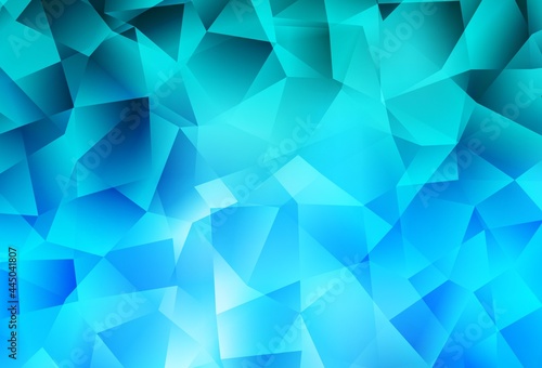 Light BLUE vector abstract mosaic pattern.