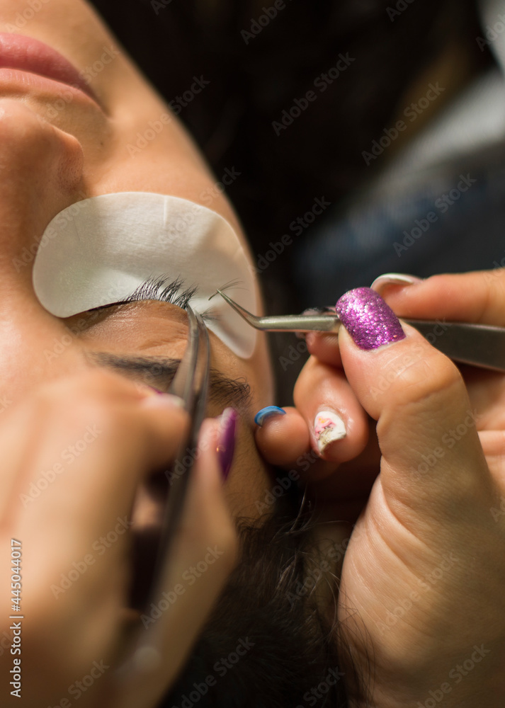 Obraz premium Eyelash extensions
