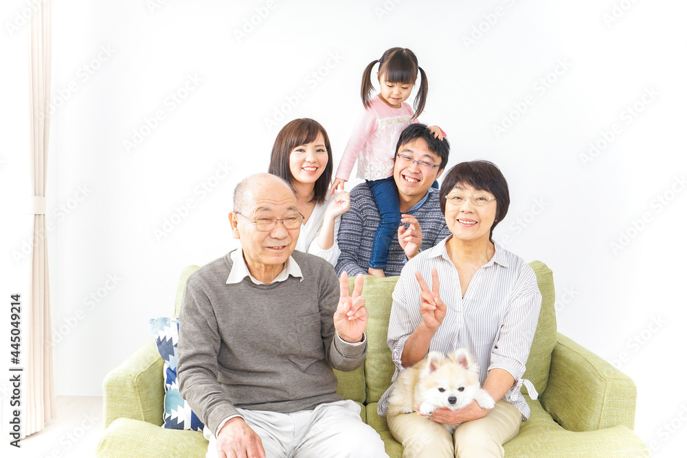 三世代 ファミリー 集合写真イメージ 三世代 ファミリー 集合写真イメージ