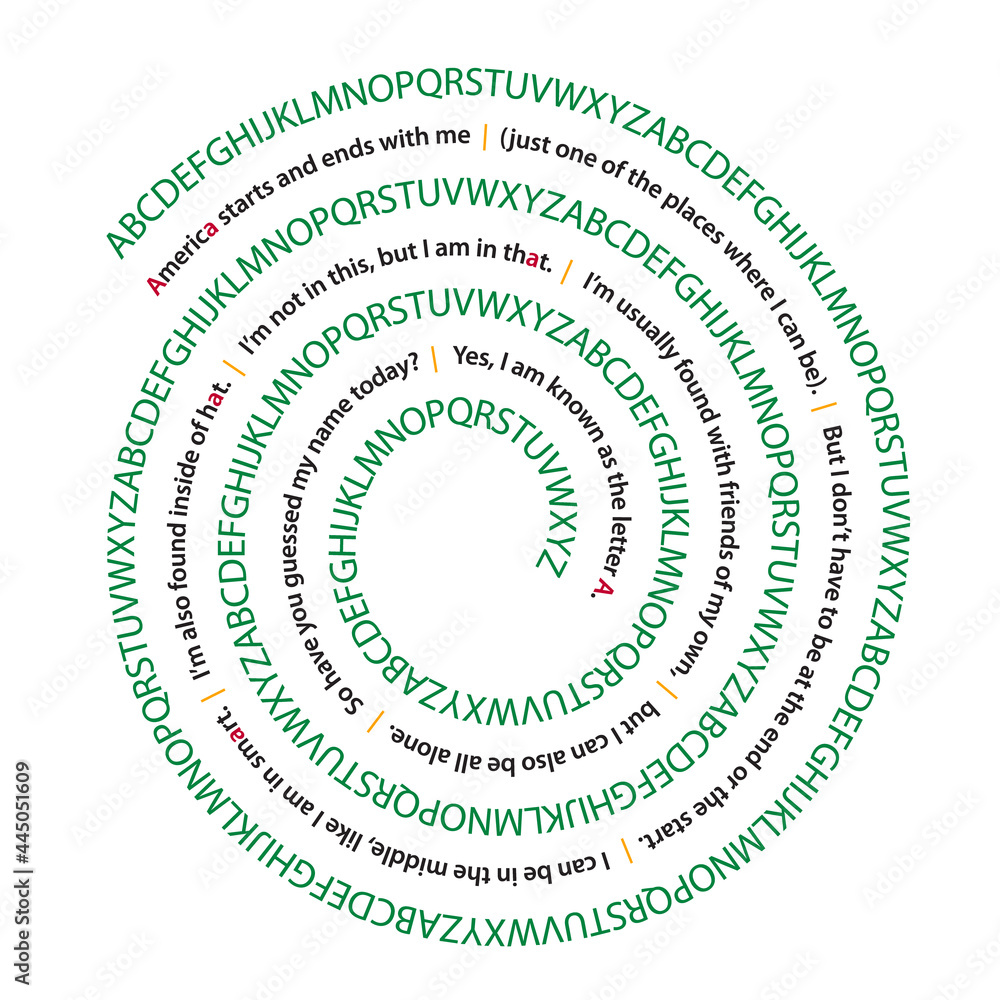 Letter A poem for kids Stock Vector | Adobe Stock