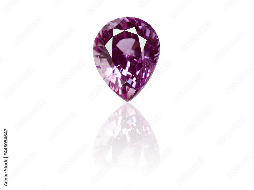 Fototapeta premium Amethyst Jewel isolated on white background