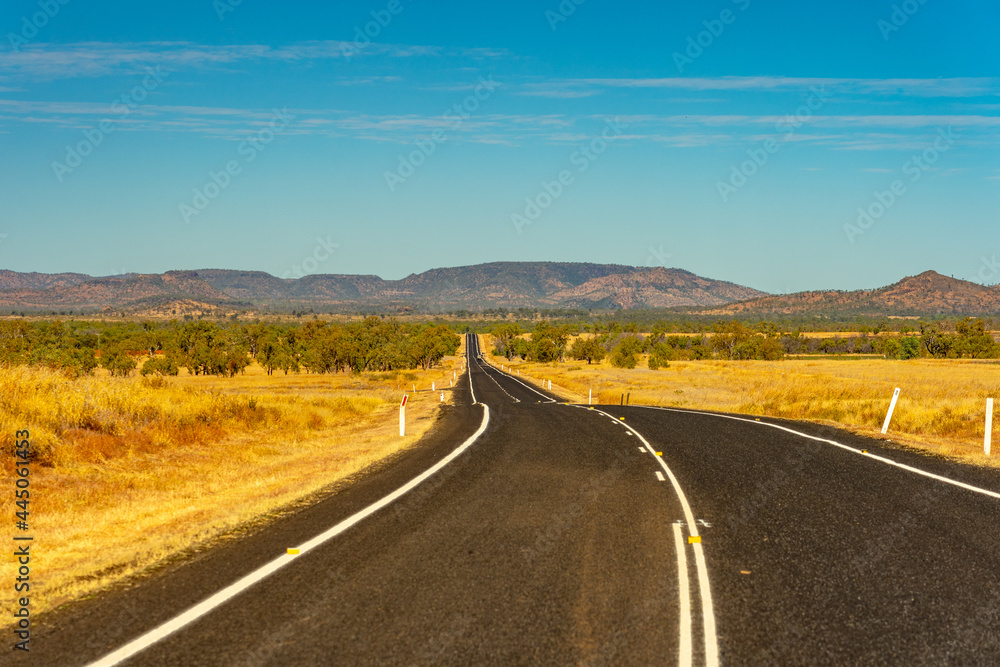 Fototapeta premium Highway in rural Queensland, Australia
