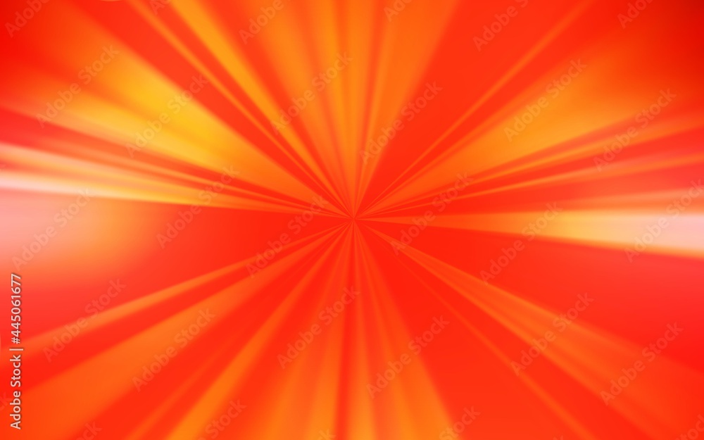 Obraz premium Light Orange vector blurred and colored pattern.
