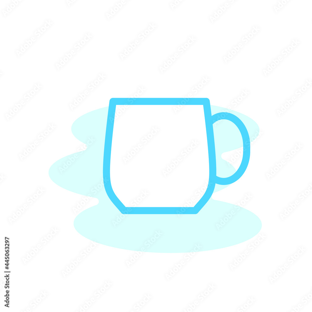 Illustration Vector Graphic of Mug icon Illustration Vector Graphic of Mug icon
