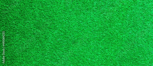 Panorama of New Green Artificial Turf Flooring texture and background seamless © torsakarin