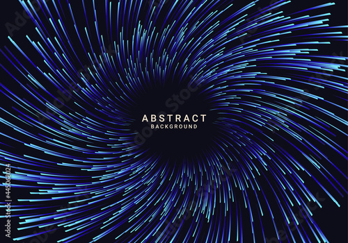 Lines composed of glowing backgrounds, abstract vector background