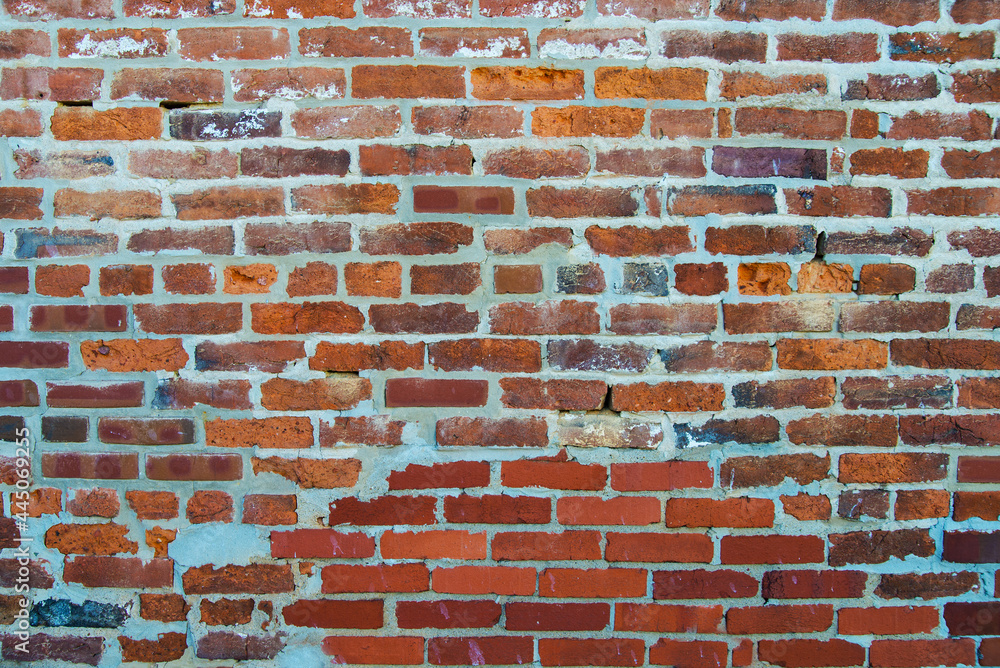 Obraz premium red brick wall. background