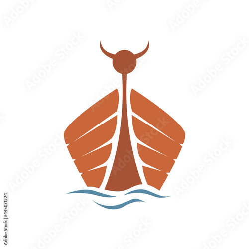 Ark Ship Logo Design Vector