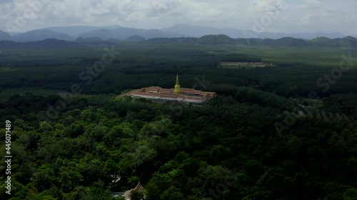 Wallpaper Mural Aerial view of Wat Boonyawad and Wat Boonyawas, in Chon Buri, Thailand Torontodigital.ca