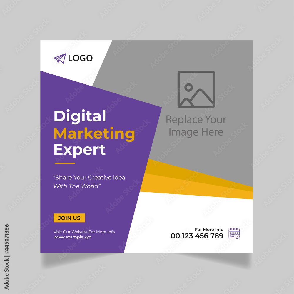 Digital Marketing Social Media Post Template Digital Marketing Social Media Post Template