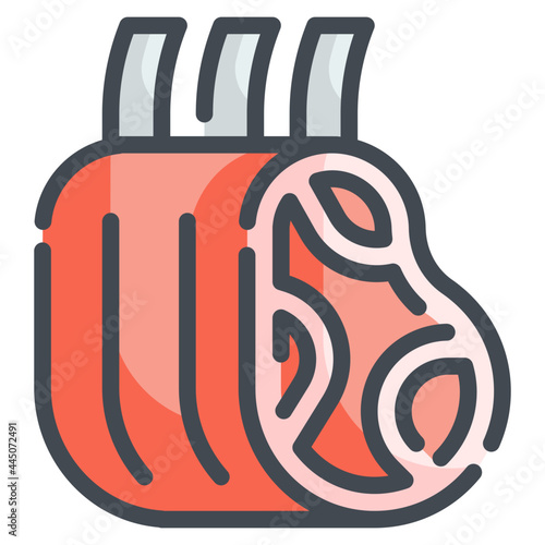 chop line icon