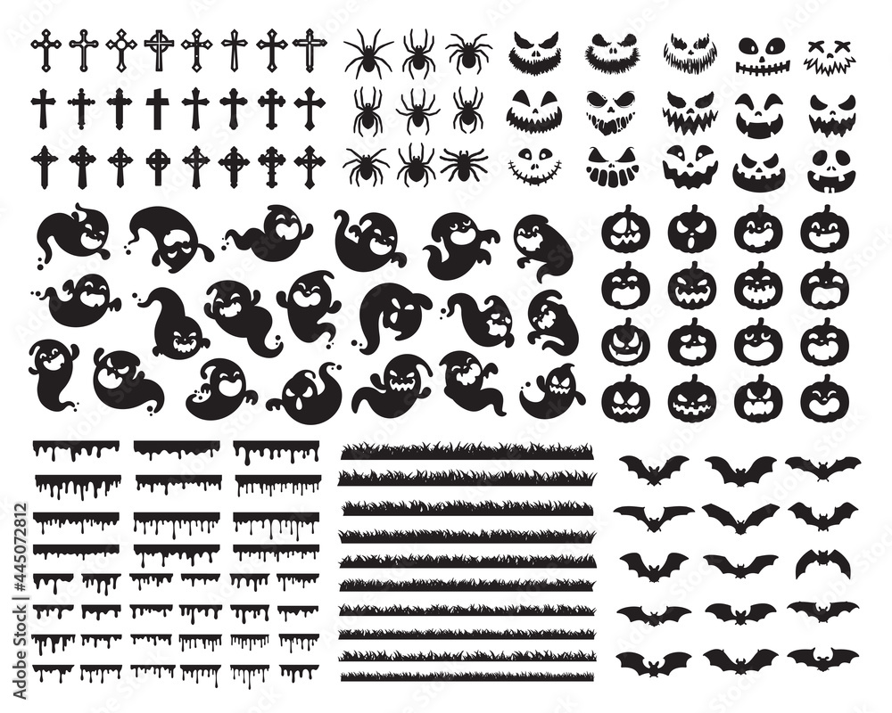 Fototapeta premium A cartoon white evil ghost that has fun haunting people on Halloween.