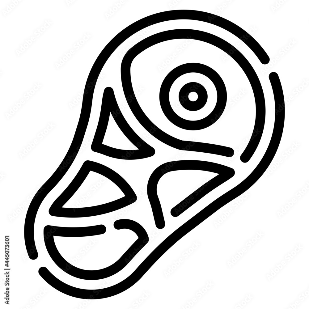 meat line icon