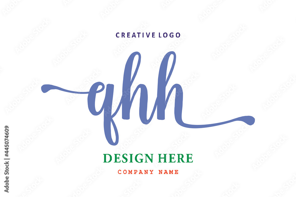 QHH lettering logo is simple, easy to understand and authoritative QHH lettering logo is simple, easy to understand and authoritative