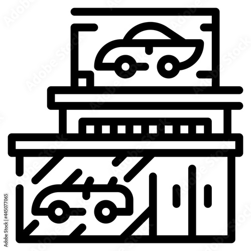 showroom line icon