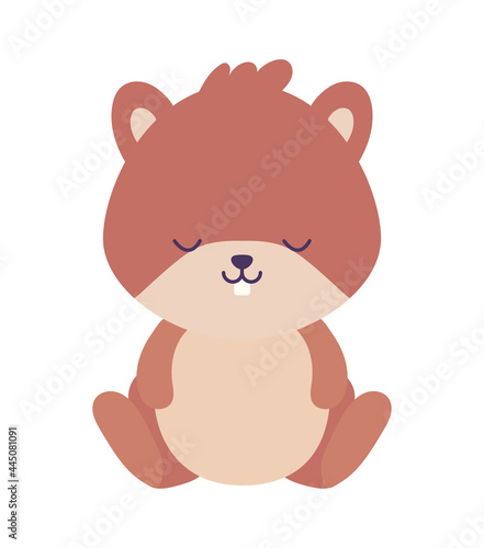brown beaver design