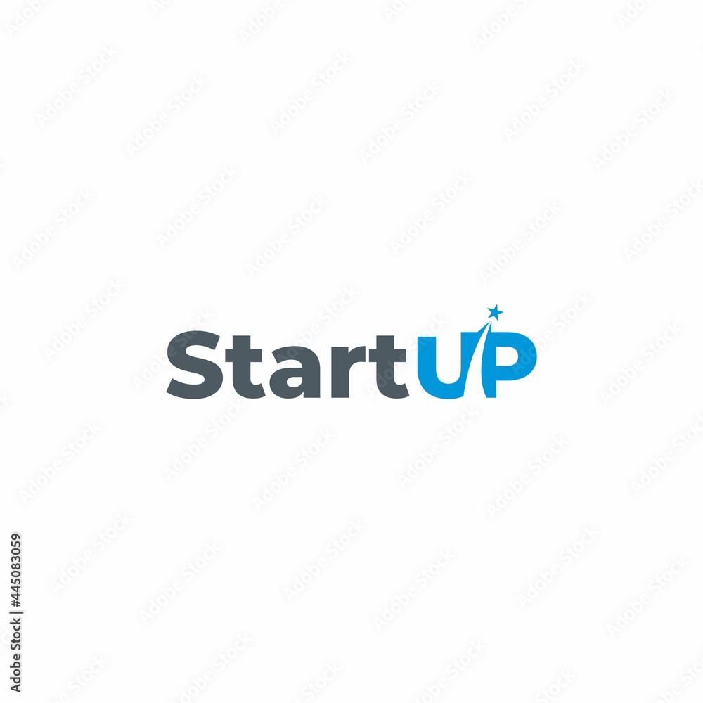 Modern Start Up Typography Logo design inspiration Modern Start Up Typography Logo design inspiration