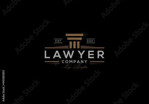 lawyer logo vector