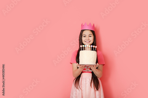 Cute little girl with Birth...