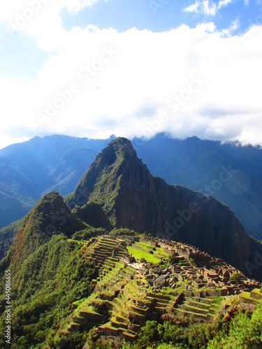 Ruinas de Machu Picchu, Maravilla del Mundo, Perú.
