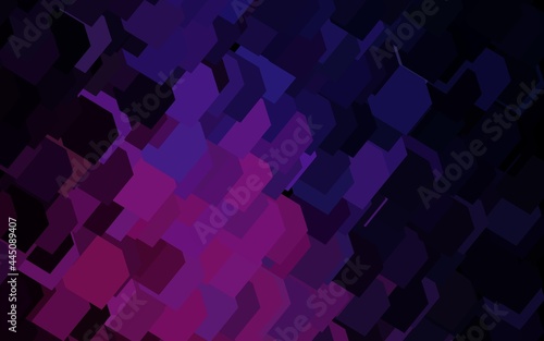 Dark Pink vector pattern in square style.