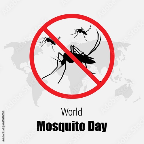 world mosquito day-vector illustration