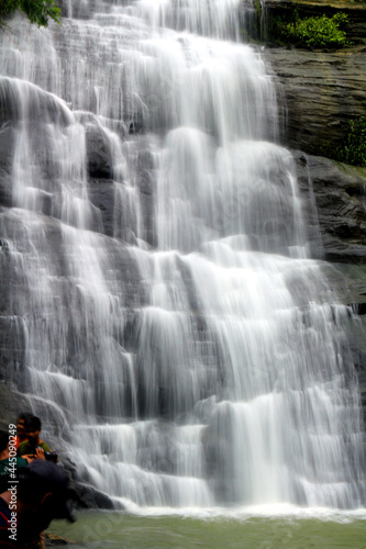 Khoiyachora Waterfalls in the hills of Mirsharai, Chittagong, Bangladesh - September 2015 photo