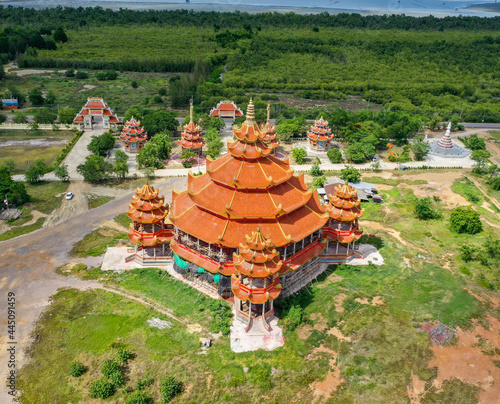 Wat Petch Suwan chinese temple in Phetchaburi, Thailand photo