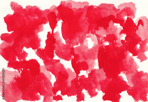 アナログ　素材　テクスチャ　赤色　ペイント　