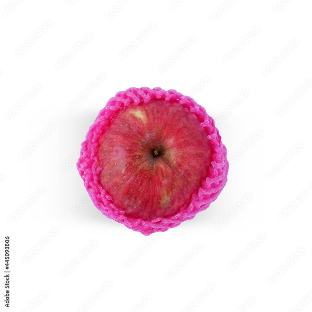Fuji apple isolated on a white background Fuji apple isolated on a white background