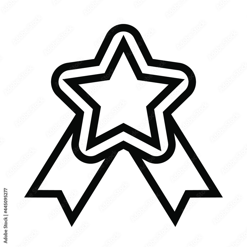 Simple Feedback, review the thin line icon. Evaluate, review, STAR. Editable strokes. Vector illustration. Simple Feedback, review the thin line icon. Evaluate, review, STAR. Editable strokes. Vector illustration.