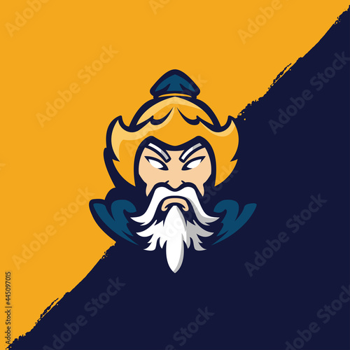 Traditional China general, Chinese traditional armor suit cartoon character