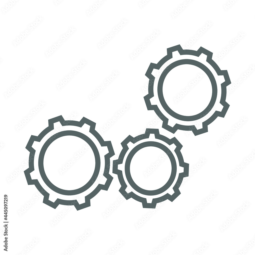 gear icon. settings button icon. Eps 10. can be used for applications and web interfaces. gear icon. settings button icon. Eps 10. can be used for applications and web interfaces.