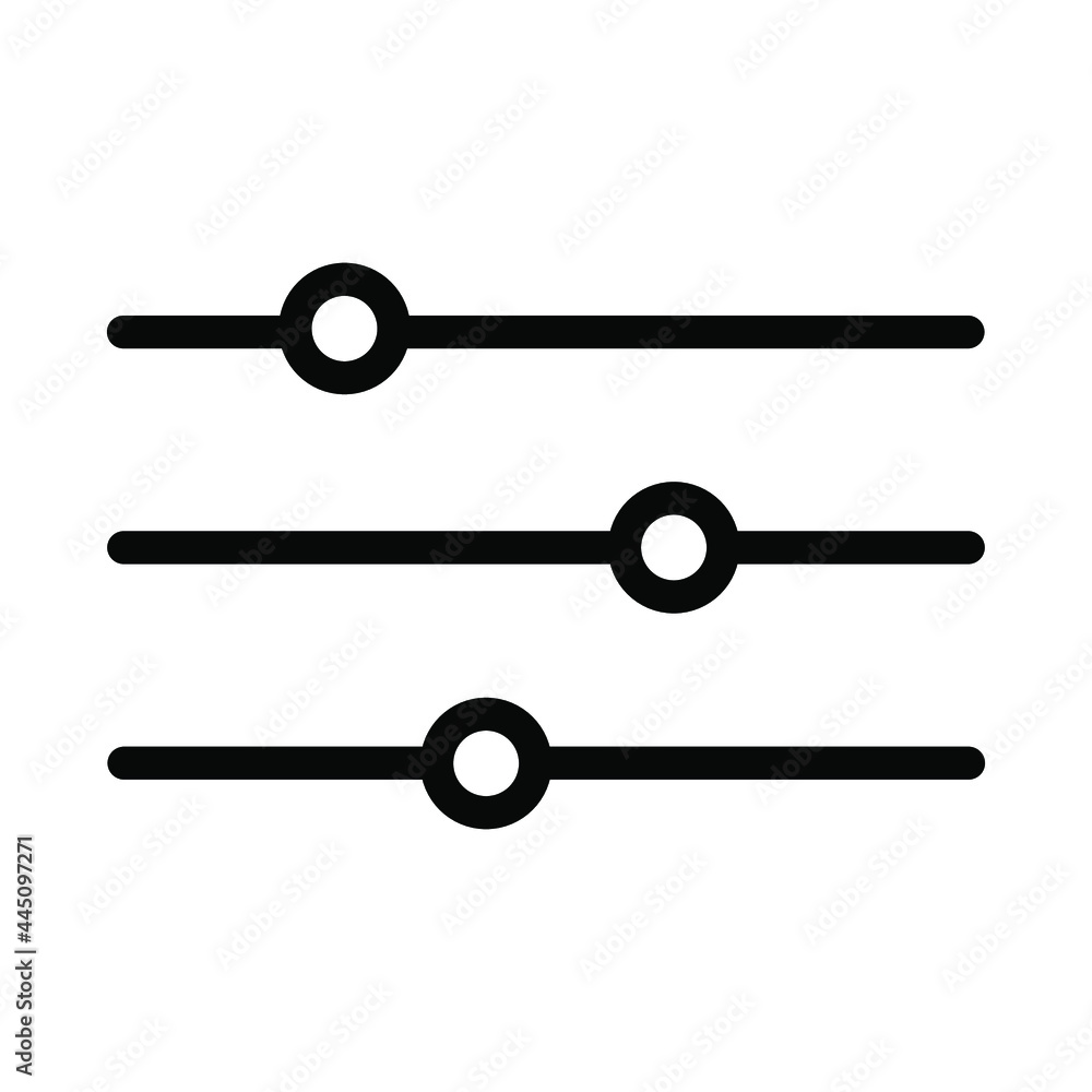 simple flat icon setting line. simple flat icon setting line.