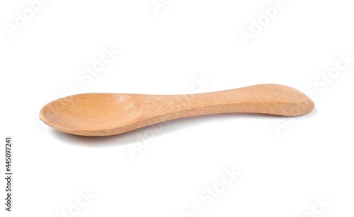 wooden spoon isolated on a white background