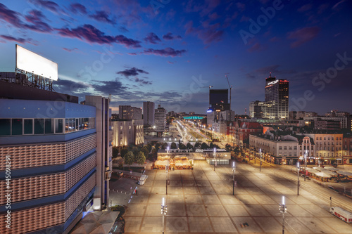 Obraz na płótnie Katowice w salonie